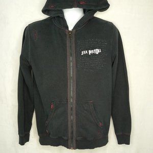 Vans Skateboard Sex Pistols Anarchy in UK Full Zip Hoodie Sweatshirt (S)